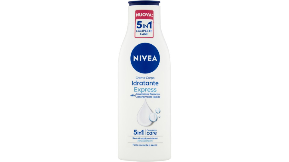 Nivea Crema Corpo Idratante Express Pelle Normale O Secca 500 Ml