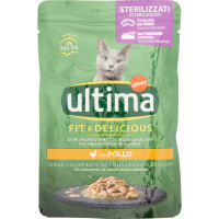 Ultima Cat Sterilizzati Fit & Delicious Con Pollo In Salsa 85 G