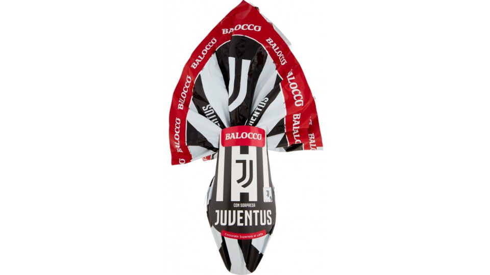 Balocco Uovo di Cioccolato Finissimo al Latte Juventus 240 gr.