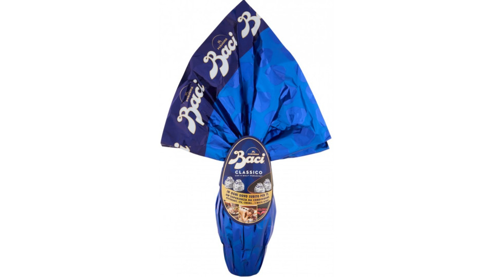BACI PERUGINA Uovo di cioccolato fondente extra con sorpresa e...