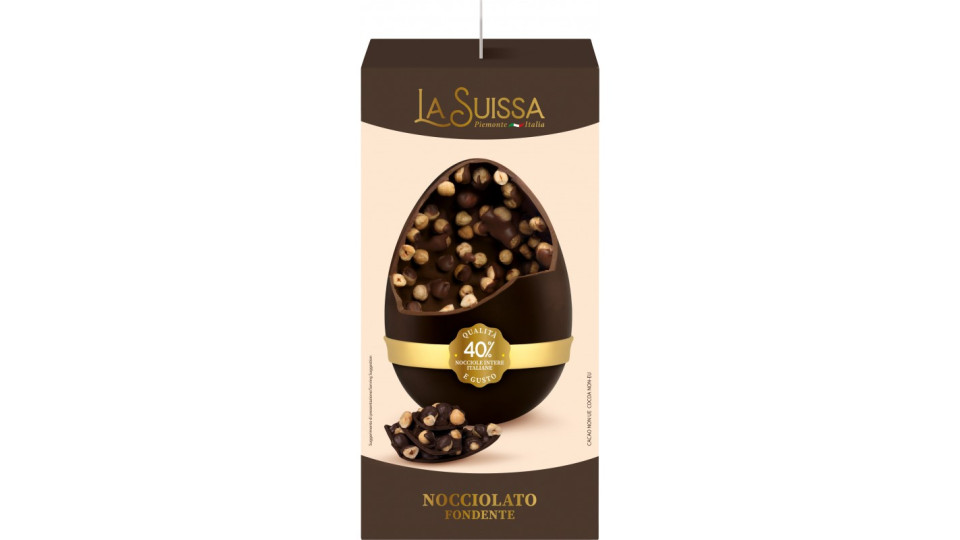 LA Suissa uovo nocciola fondente gr.450