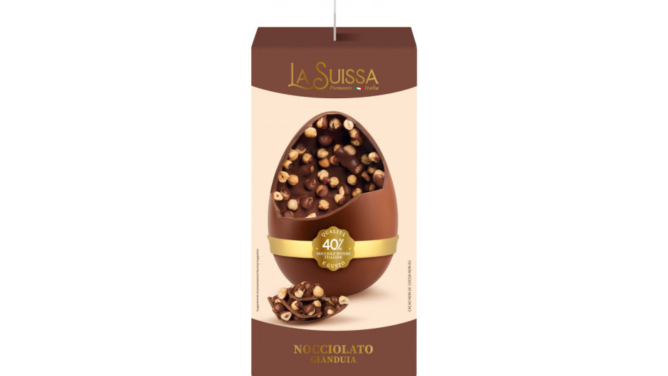 La Suissa uovo nocciola gianduia gr.450