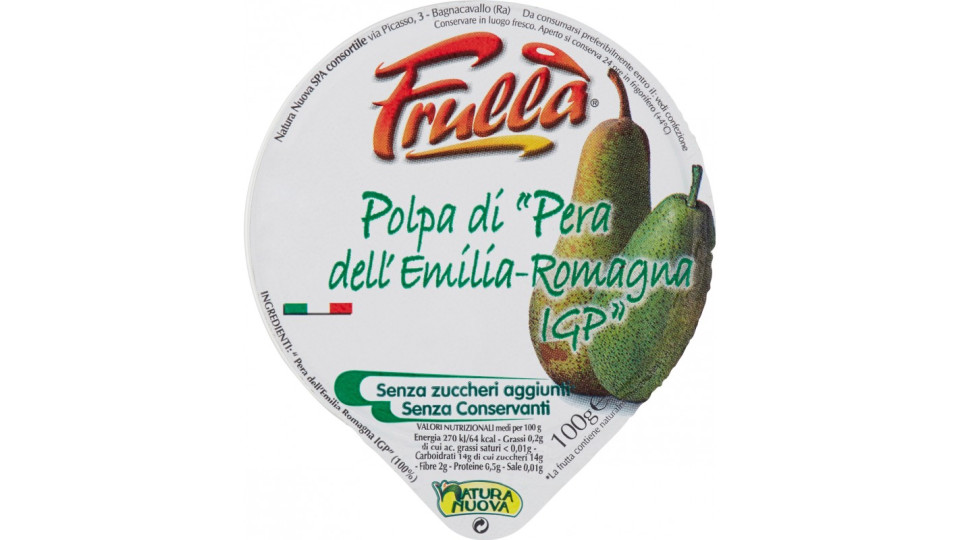 Natura frulla polpa pera - gr.100