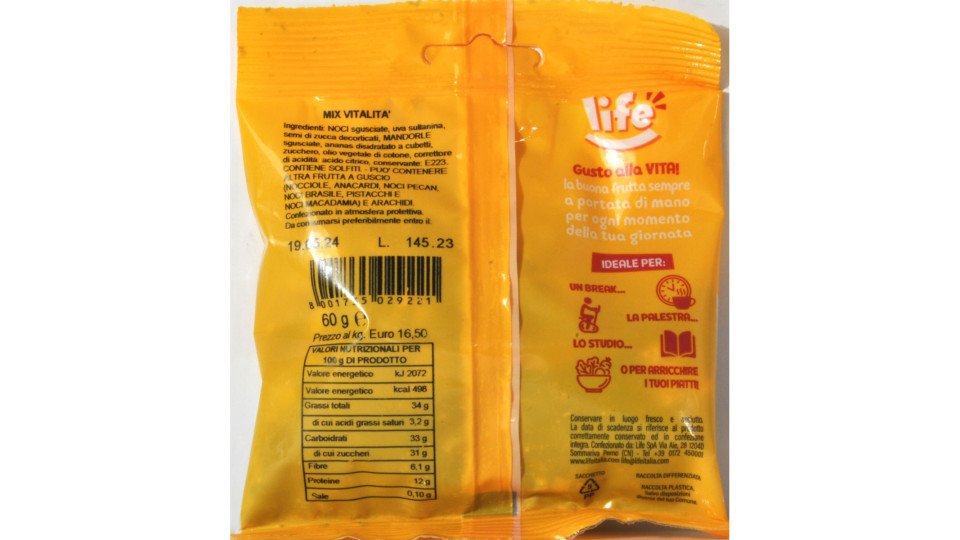 Llife mix vitalita busta gr.60