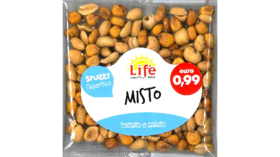 Life misto secco tostato e salato gr.70
