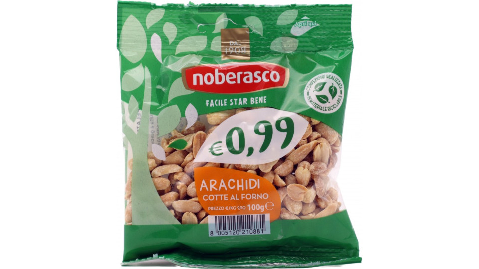 Noberasco arachidi salate gr.100