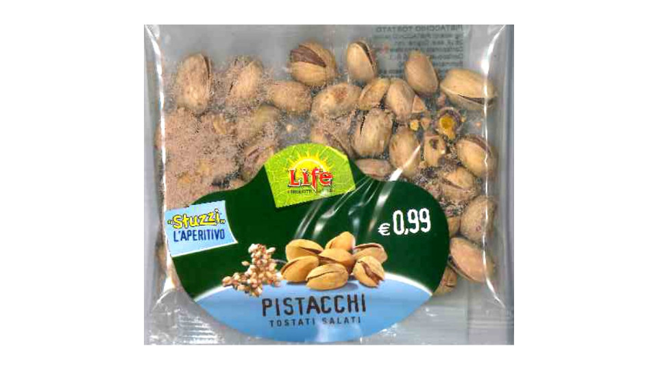 Life pistacchi tostati salati gr.35