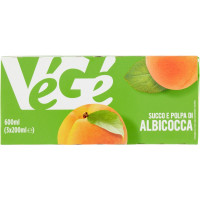 VéGé Succo e Polpa di Albicocca 3 x 200 ml