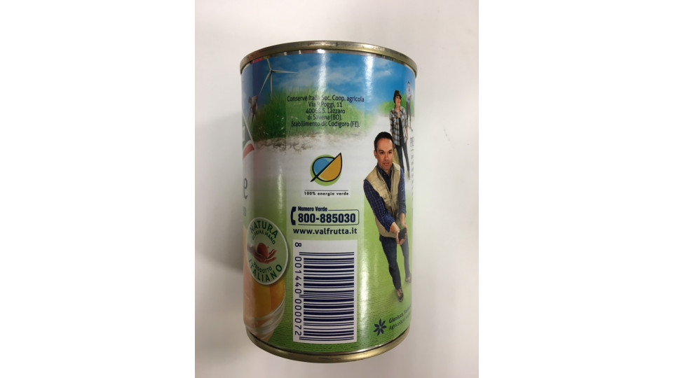 Valfrutta pesche sciroppate - gr.411