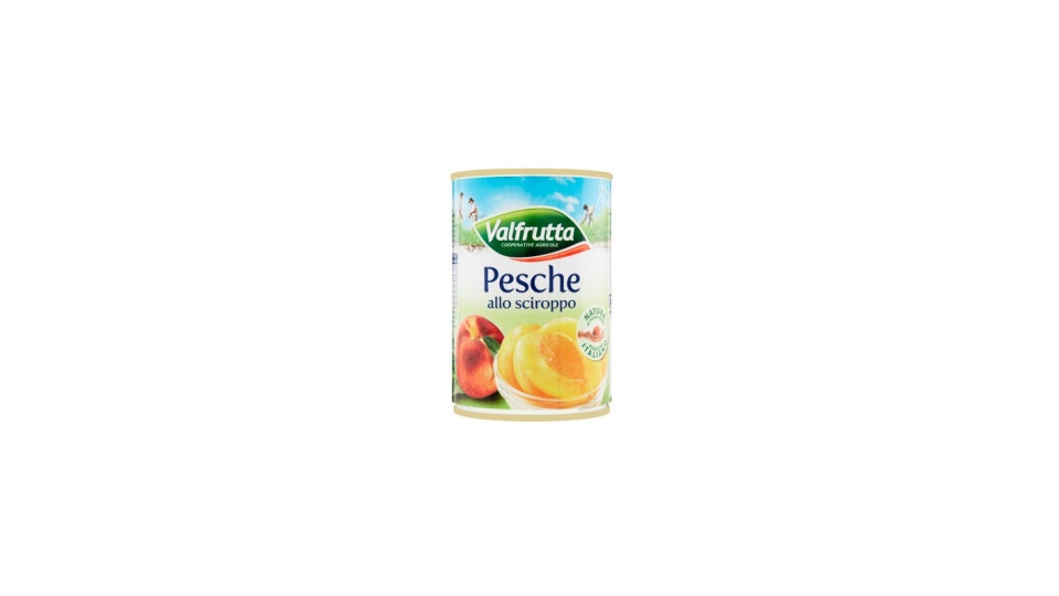 Valfrutta pesche sciroppate - gr.411
