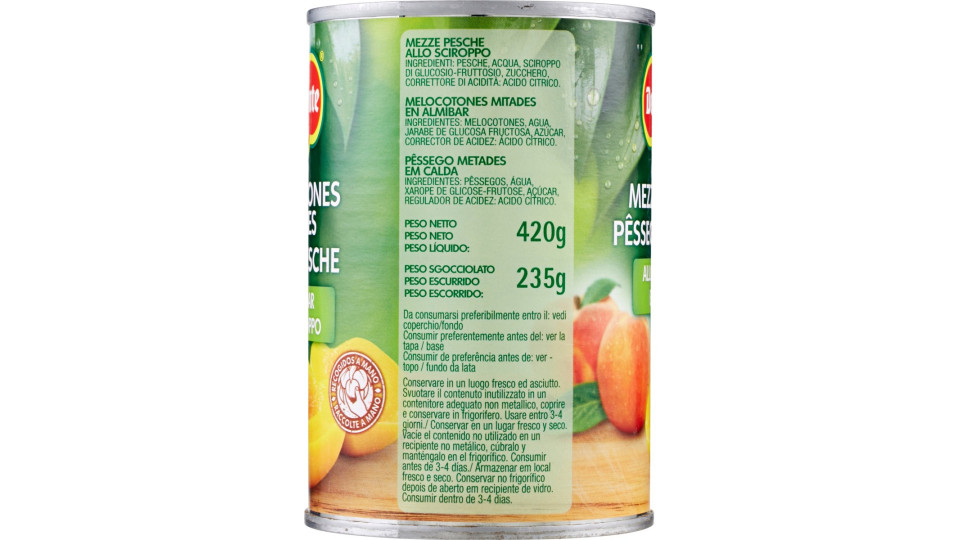 Del monte pesche sciroppate - gr.420