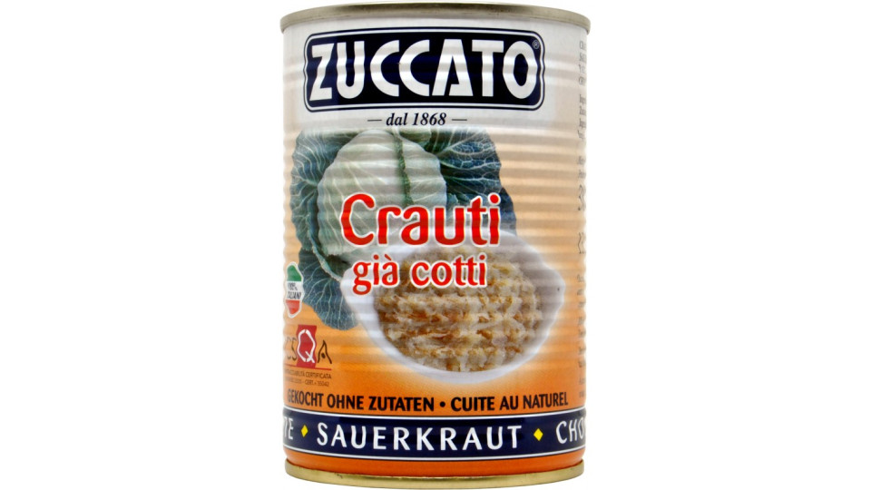 Zuccato Crauti già cotti 385 g