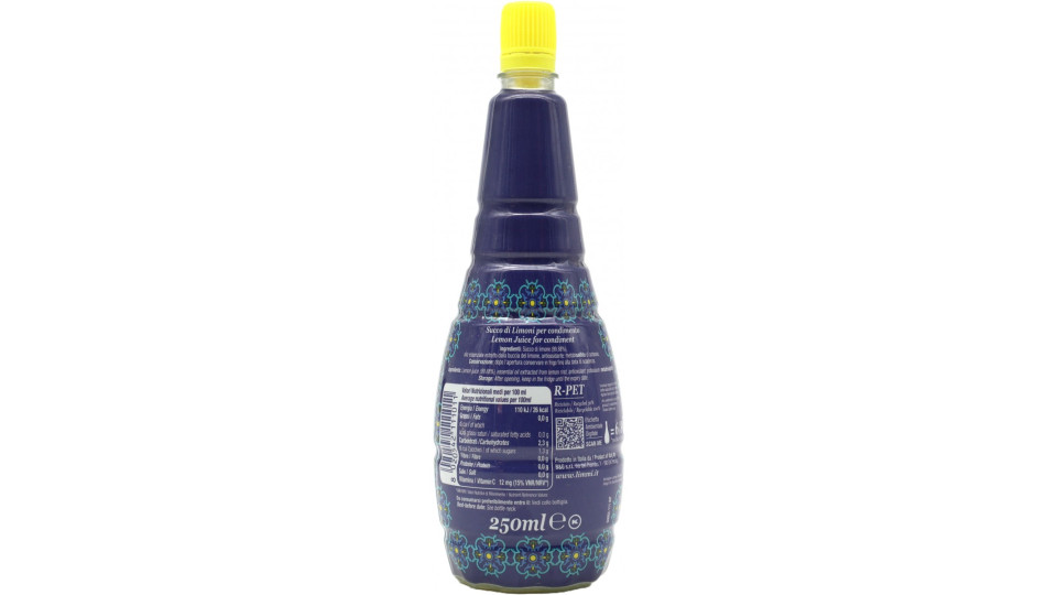 Limmi Succo di Limoni con "Limone di Siracusa IGP" 250 ml
