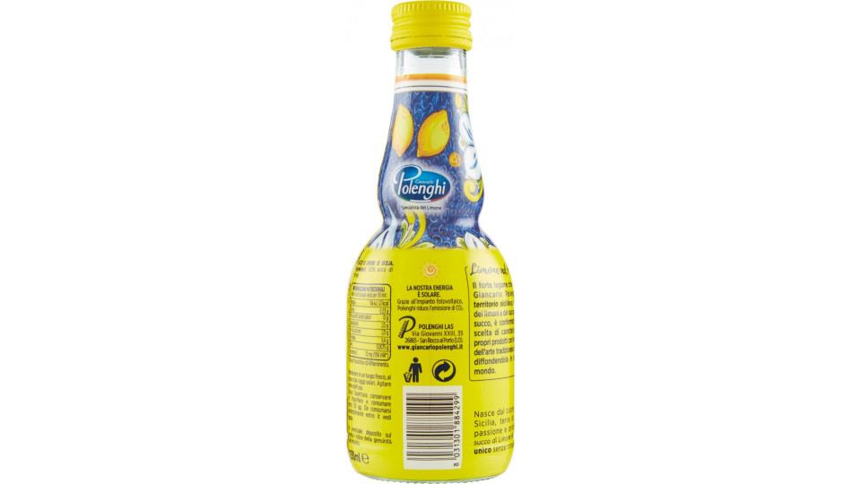 Giancarlo Polenghi Succo di Limone di Sicilia 250 ml
