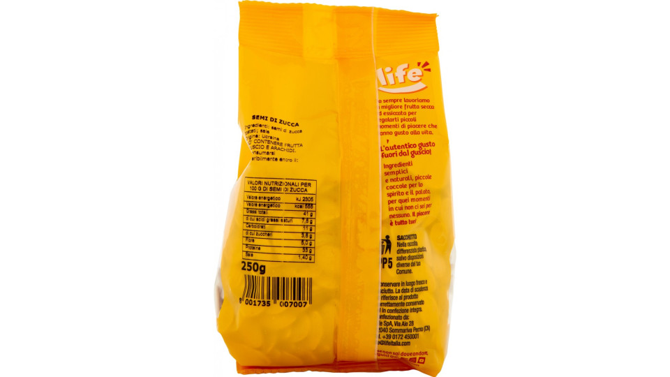 Life semi di zucca gr.250