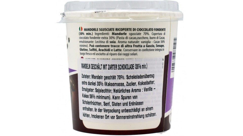 Sagi Ciocofrutta mandorle ricoperte di cioccolato fondente gr.135