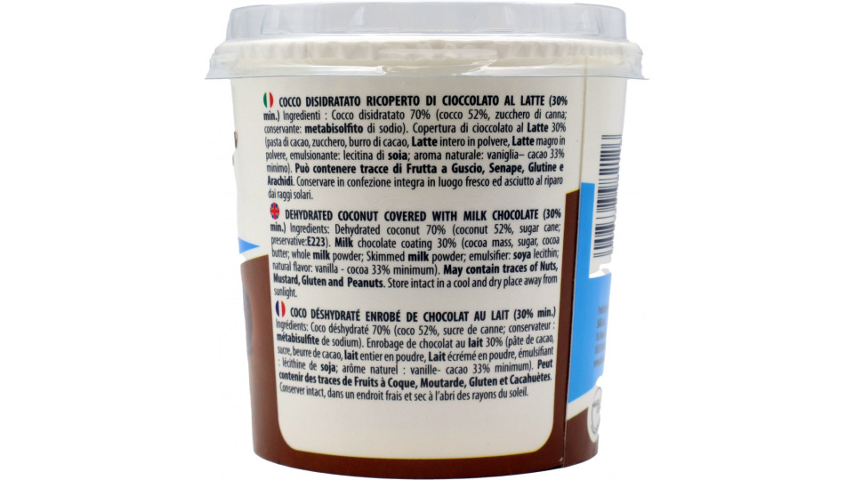 Sagi Ciocofrutta cocco ricoperto di cioccolato al latte gr.135