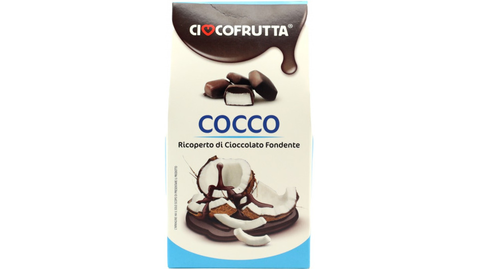 Sagi cocco al cioccolato fondente gr.150