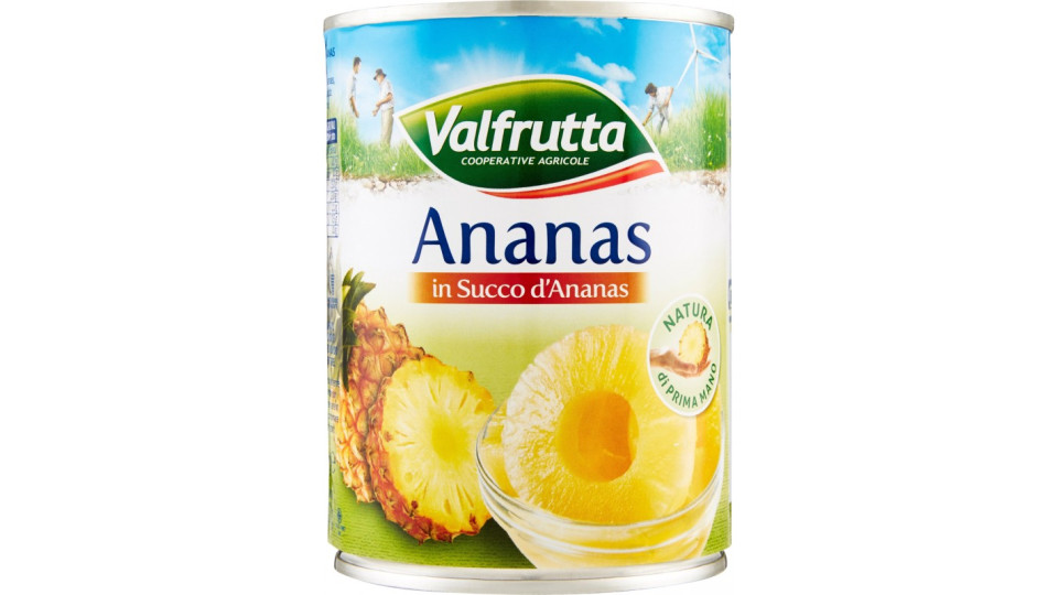 Valfrutta ananas naturale - gr.565