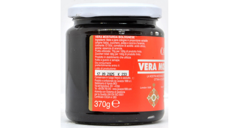 Cavazza vera mostarda bolognese gr.370