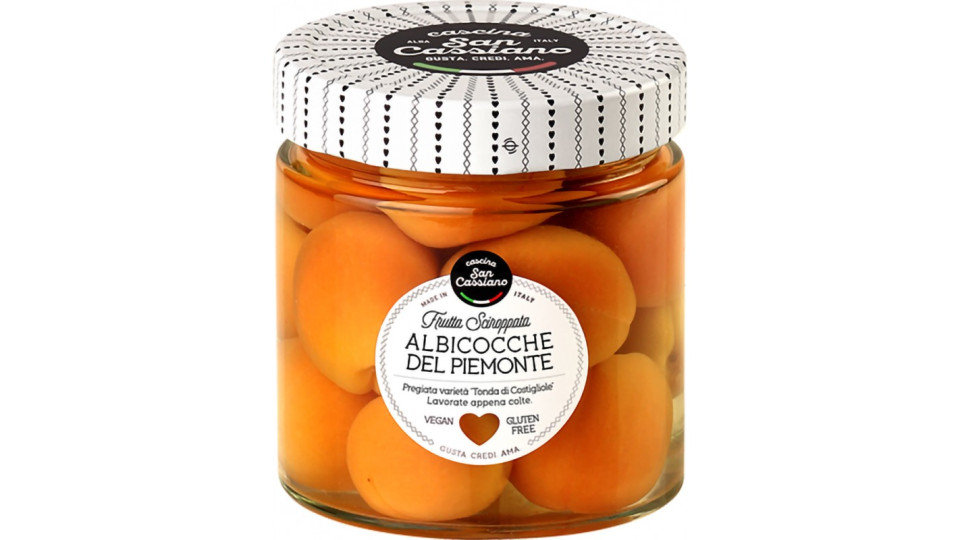 S.cassiano albicocche sciroppate del Piemonte gr.420