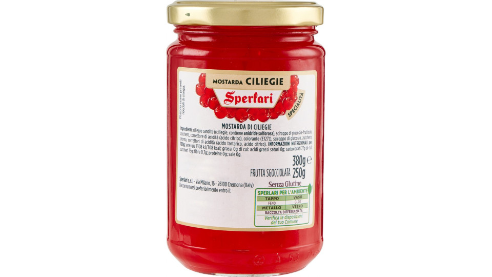 Sperlari mostarda di ciliegie gr.380