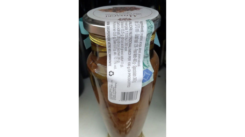 Distilleria Fratelli marroni con cacao gr.400