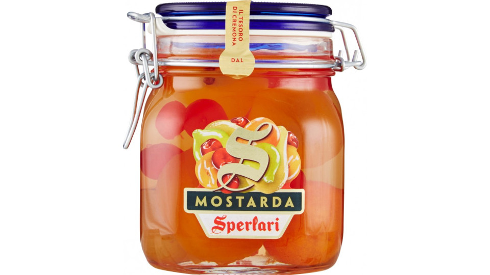 Sperlari mostarda frutta vaso ermetico kg.1