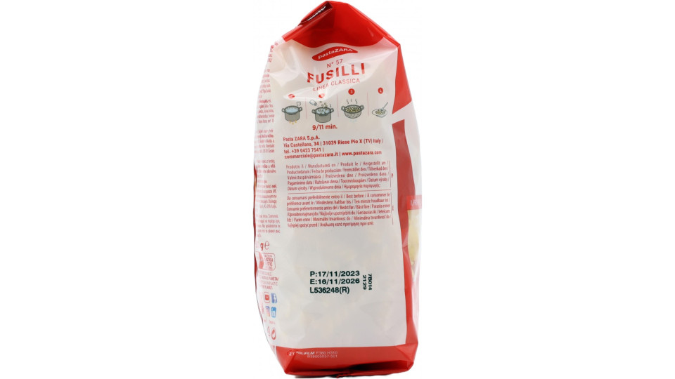 Zara pasta fusilli gr.500