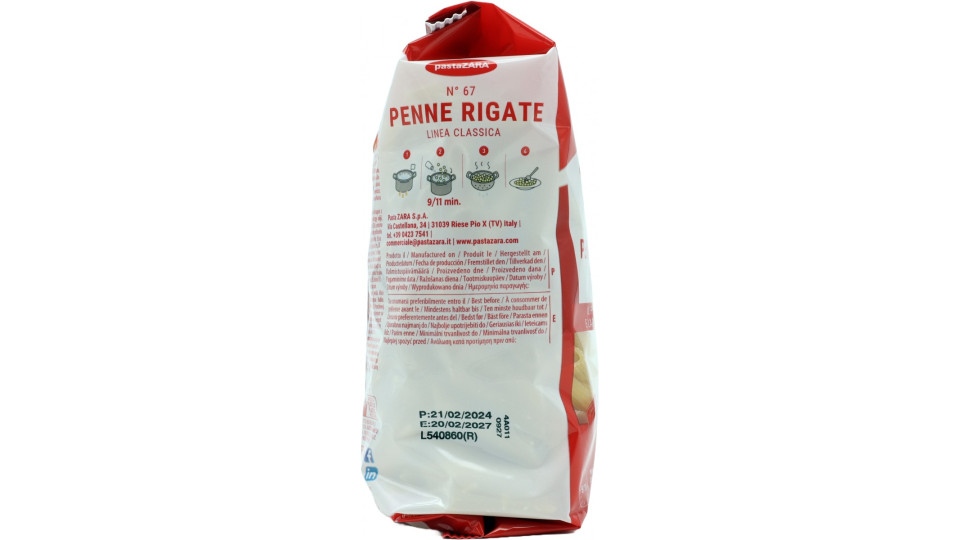 Zara pasta penne rigate gr.500