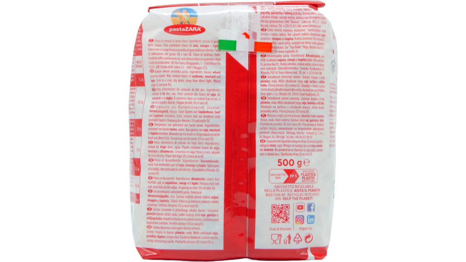Zara pasta mafaldine gr.500