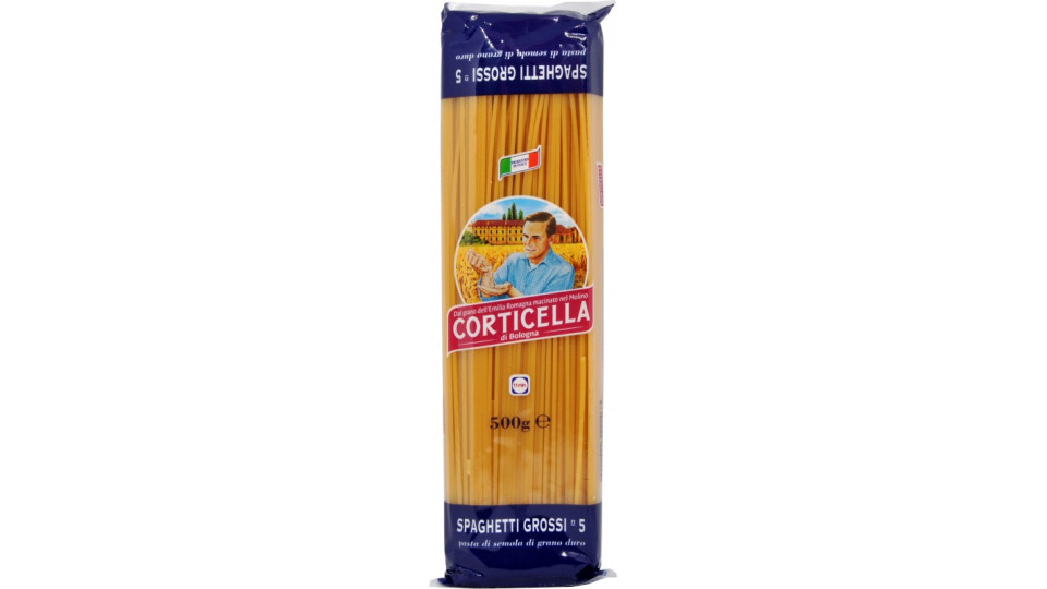 Corticella pasta spaghetti grossi n.5 gr.500