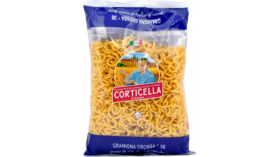 Corticella pasta gramigna grossa n.38 gr.500