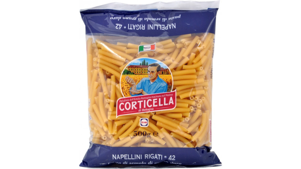 Corticella pasta napellini rigati n.42 gr.500