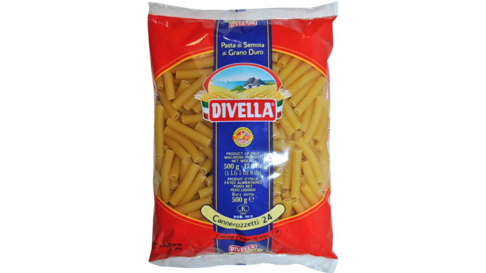 Divella pasta cannerozzetti n.24 gr.500