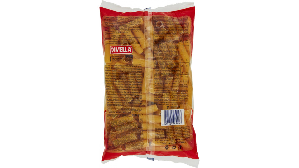Divella pasta rigatoni gr.500