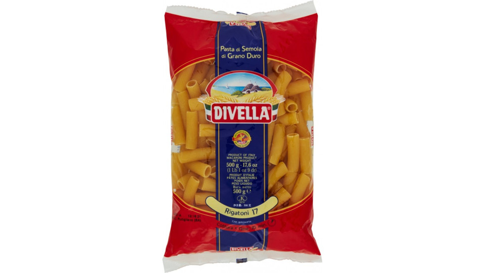 Divella pasta rigatoni gr.500