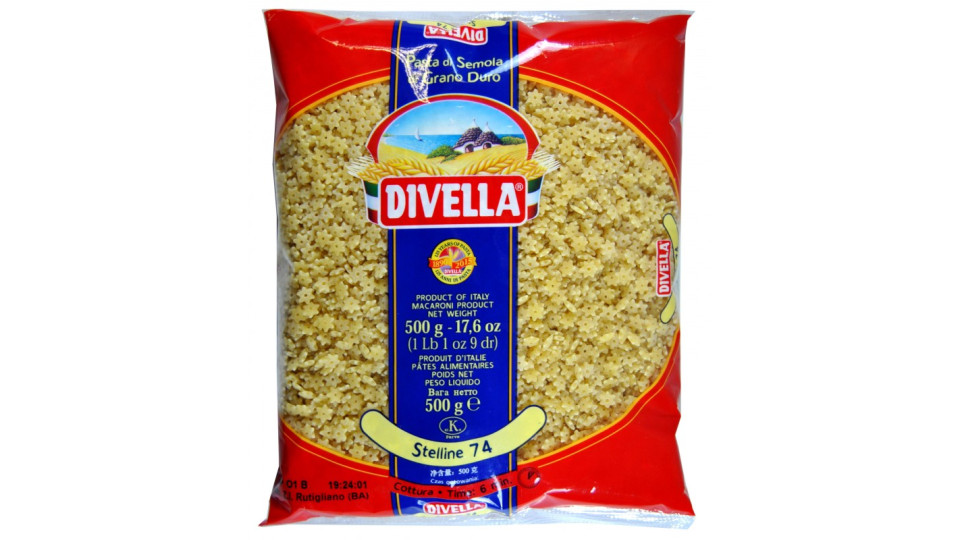 Divella pasta stelline n.74 gr.500