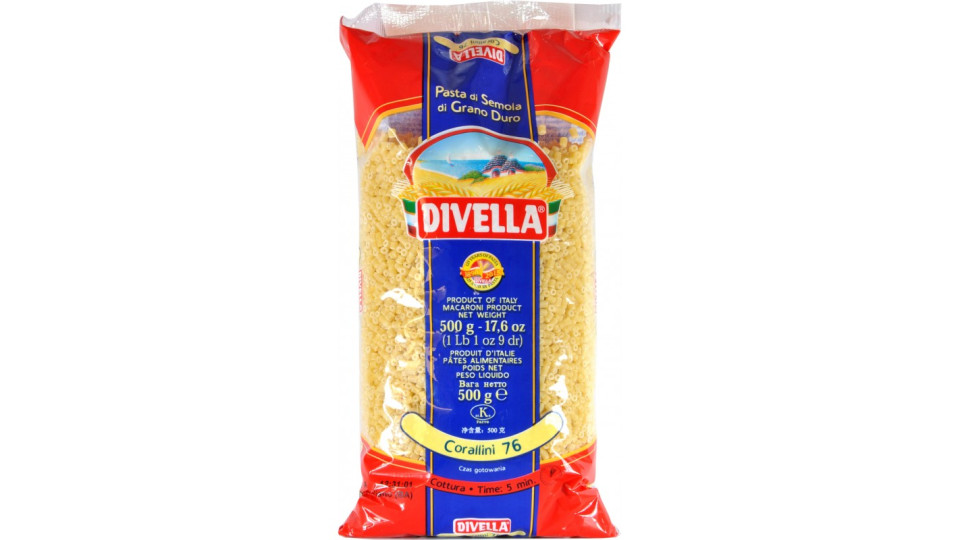 Divella pasta corallini gr.500