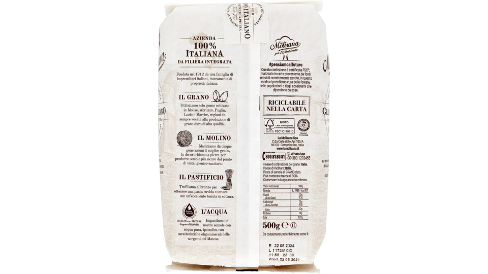 La Molisana 25 Conchiglie Rigate 500 g