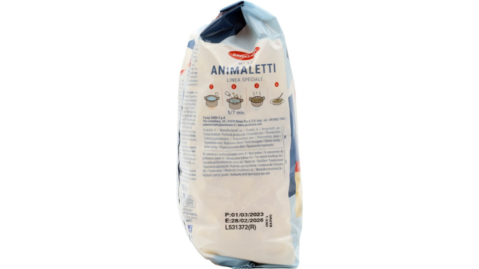 Zara pasta animaletti gr.500