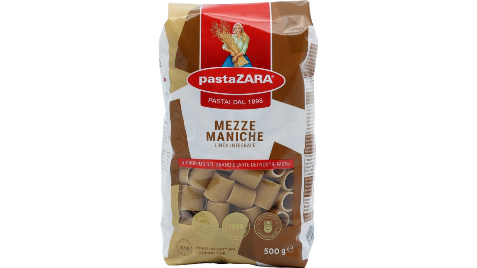 Zara pasta mezze maniche integrale gr.500