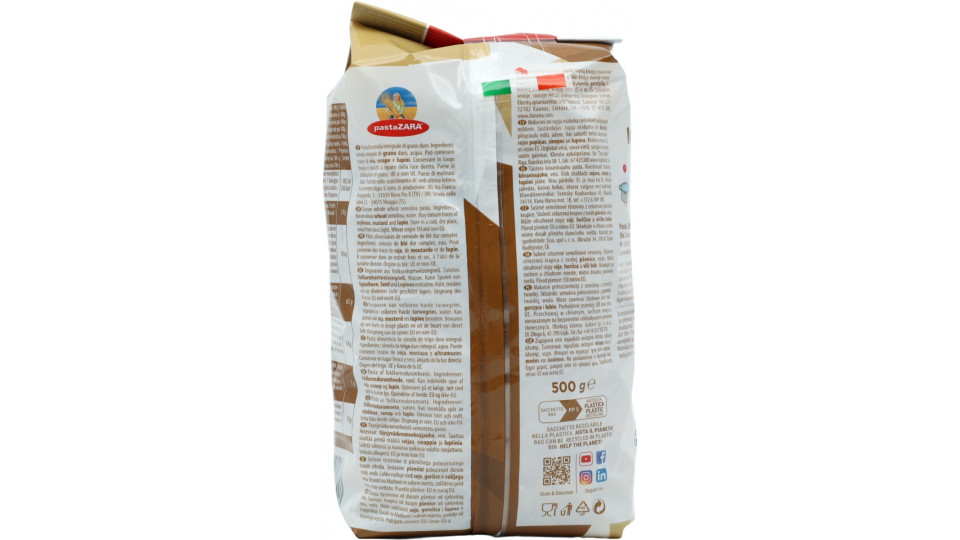 Zara pasta mezze maniche integrale gr.500