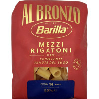 Barilla Al Bronzo Pasta Mezzi Rigatoni 500g