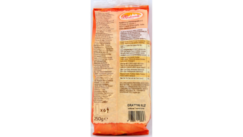 Le mantovanelle grattini n.32 gr.250