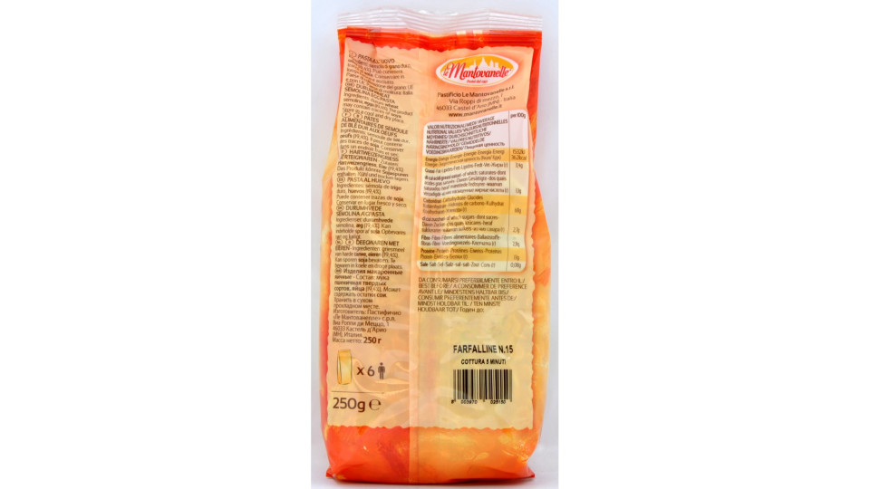 Le mantovanelle farfalline n.15 gr.250