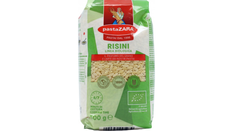 Zara pasta risini bio gr.500