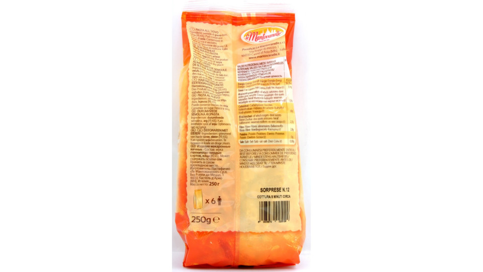 Le mantovanelle sorprese n.12 gr.250