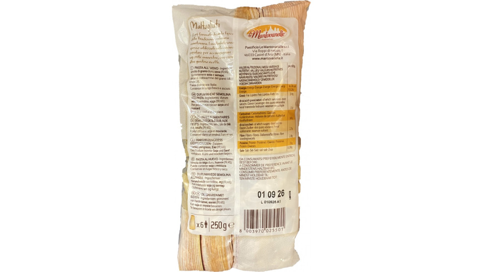 Le mantovanelle maltagliati n.50 gr.250
