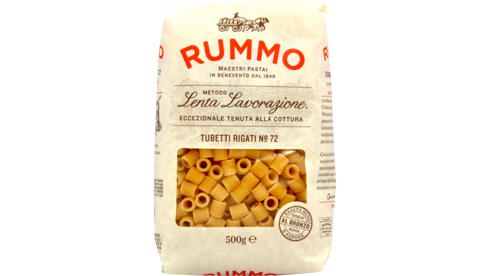 Rummo pasta tubetti rigati n.72 gr.500